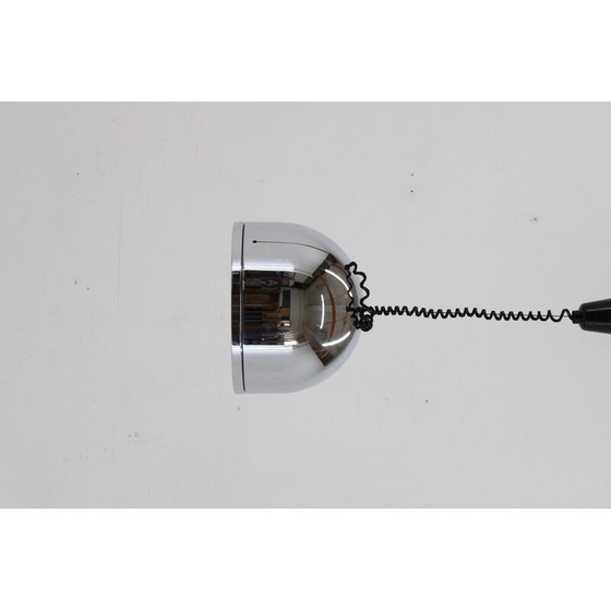 Image 1 of Lampe suspendue ajustable vintage italienne chromée, 1970