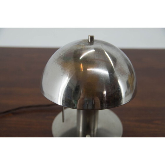 Image 1 of Lampe de table vintage en nickel, 1920