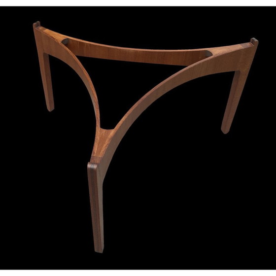 Image 1 of Table basse et 3 tabourets vintage par Sven Ellekaer pour Christian Linneberg