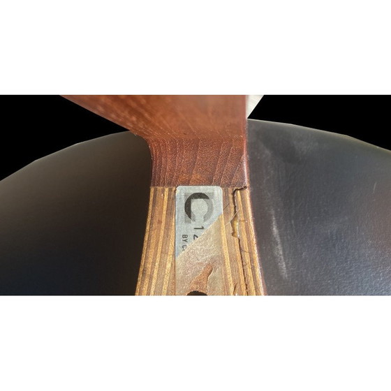 Image 1 of Table basse et 3 tabourets vintage par Sven Ellekaer pour Christian Linneberg