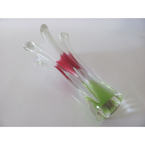 Image 1 of Vase en métal vintage de J. Hospodka, Tchécoslovaquie 1960