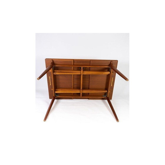 Image 1 of Table vintage en teck avec rallonges Danemark 1960s