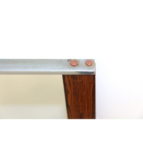 Image 1 of Miroir vintage en palissandre et métal, Suède 1960