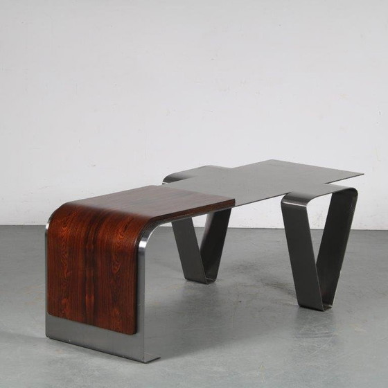 Image 1 of Table basse dans le style de Michel Boyer, France 1970