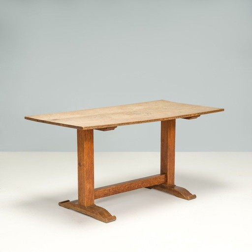 Table rectangulaire vintage en bois