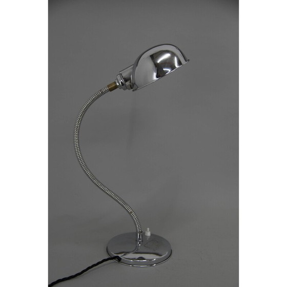 Image 1 of Lampe de table vintage avec abat-jour flexible, années 1940