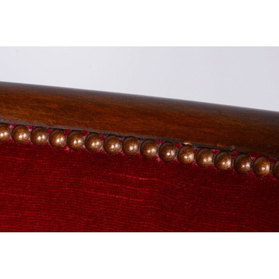 Image 1 of Fauteuil Vintage Art Déco en hêtre par Jules Leleu, France 1930