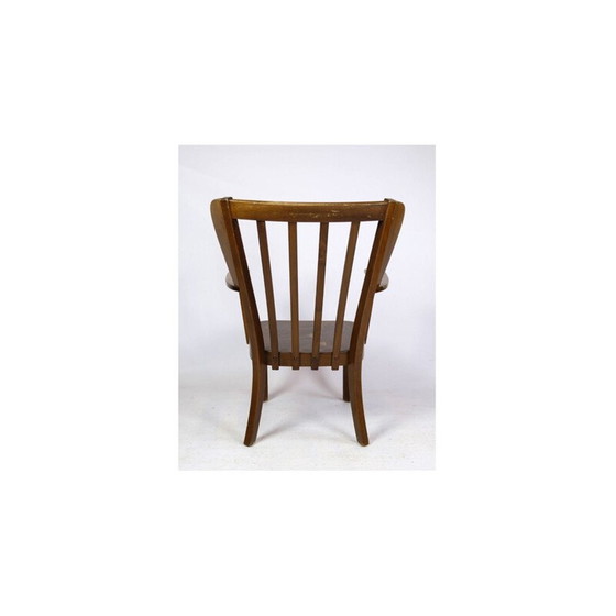 Image 1 of Fauteuil Canada vintage en hêtre teinté modèle 2252 par Søren Hansen pour Fritz Hansen, années 1940