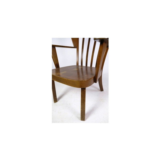 Image 1 of Fauteuil Canada vintage en hêtre teinté modèle 2252 par Søren Hansen pour Fritz Hansen, années 1940