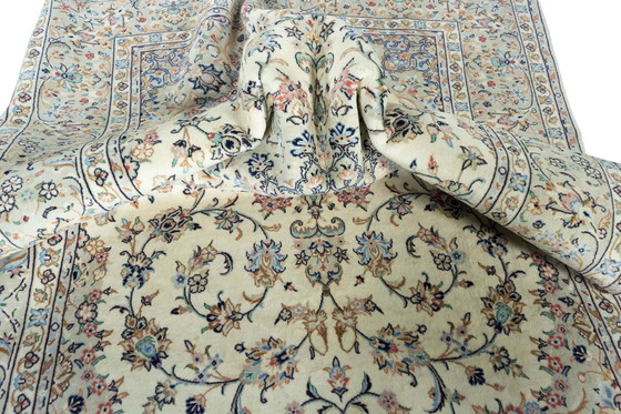 Image 1 of Tapis d'Orient Keshan liège noué à la main - 302 X 197 cm