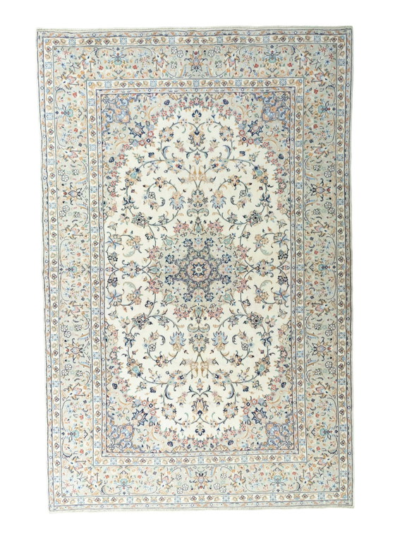 Image 1 of Tapis d'Orient Keshan liège noué à la main - 302 X 197 cm