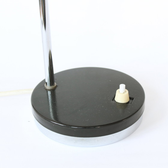 Image 1 of Lampe de table vintage 60S/70S à globe oculaire en chrome