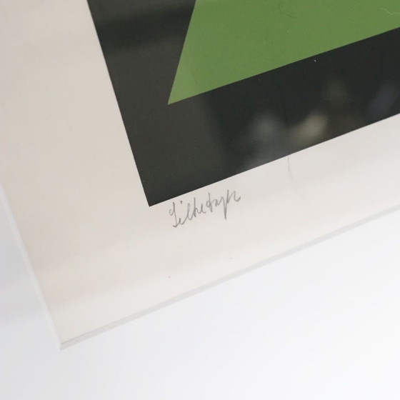 Image 1 of Sérigraphie Vintage Hans August Andersen Artwork Danish Design Signed