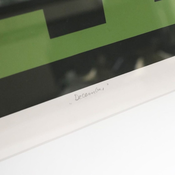 Image 1 of Sérigraphie Vintage Hans August Andersen Artwork Danish Design Signed