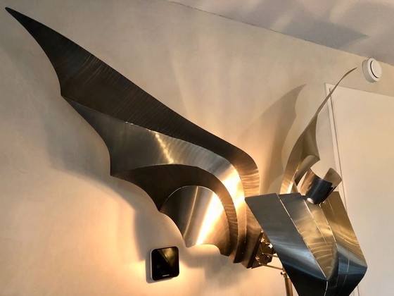 Image 1 of Lampadaire Vintage Xxl Lampadaire Angel By Stubenrauch