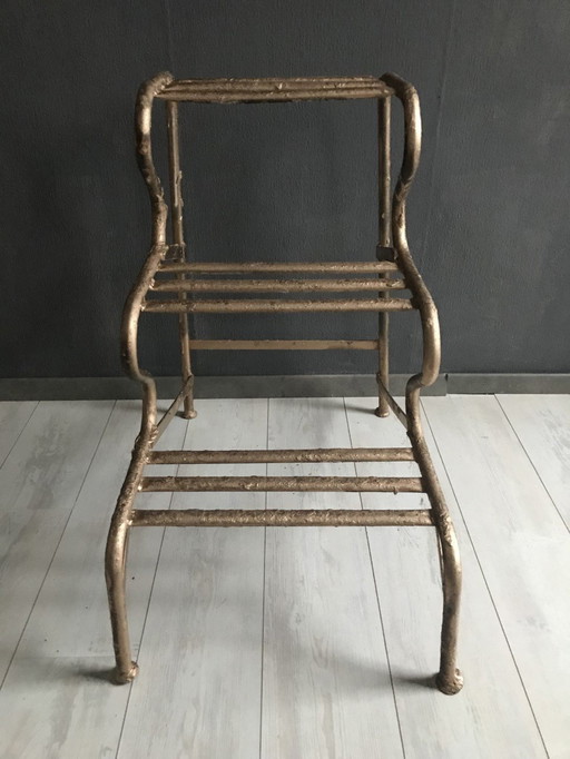 Escalier vintage en fonte Couleur or