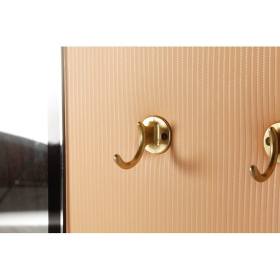 Image 1 of Armoire vintage en bois et plastique avec miroir, Allemagne 1961
