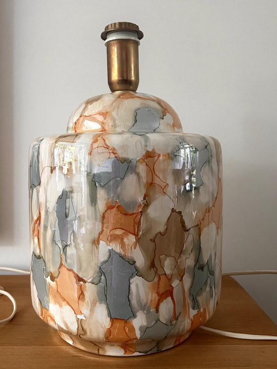 Image 1 of Base de lampe vintage en céramique