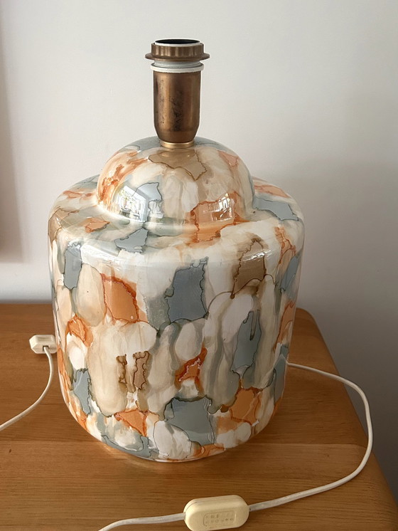 Image 1 of Base de lampe vintage en céramique