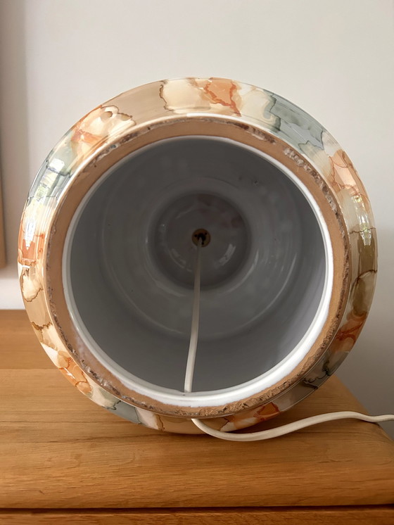 Image 1 of Base de lampe vintage en céramique