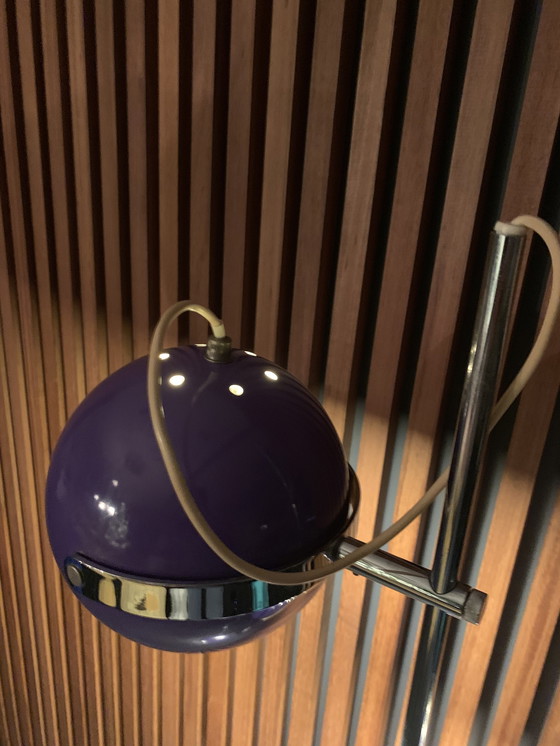 Image 1 of Lampe Vintage 1970- Mauve