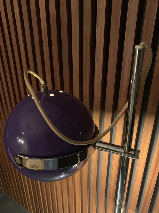 Image 1 of Lampe Vintage 1970- Mauve