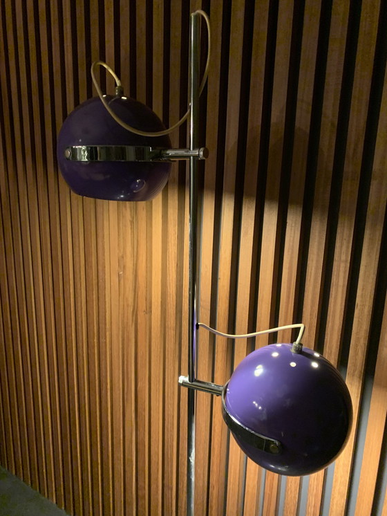 Image 1 of Lampe Vintage 1970- Mauve