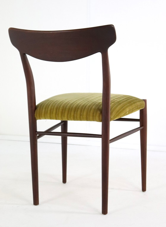 Image 1 of Ensemble de 6 chaises de salle à manger Lübke Otto Pollak 'Aldersbach'.