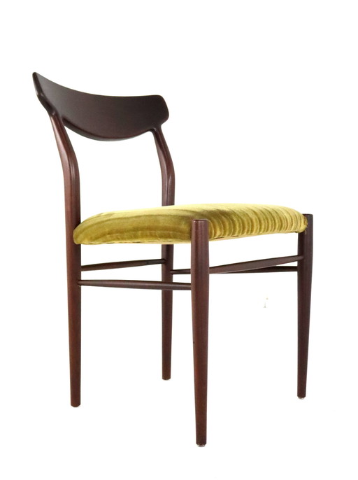 Ensemble de 6 chaises de salle à manger Lübke Otto Pollak 'Aldersbach'.