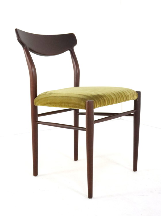 Image 1 of Ensemble de 6 chaises de salle à manger Lübke Otto Pollak 'Aldersbach'.