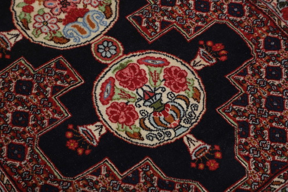 Image 1 of Tapis persan noué à la main original Senneh Kurdistan 305 X 75 cm Top condition