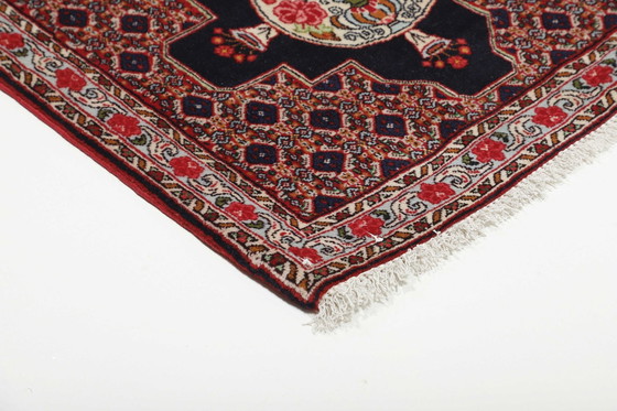 Image 1 of Tapis persan noué à la main original Senneh Kurdistan 305 X 75 cm Top condition