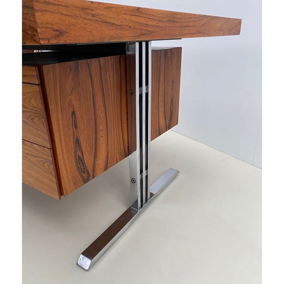 Image 1 of Bureau vintage en bois, Italie 1970