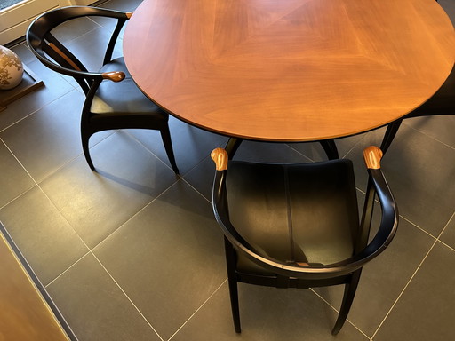 Table de salle à manger vintage Giorgetti 50730 Centro Ricerche