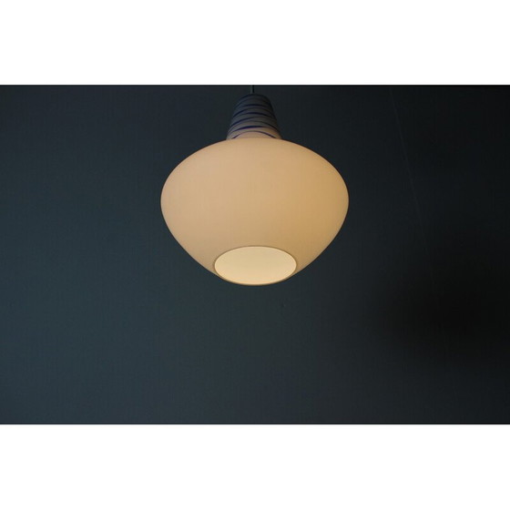 Image 1 of Lampe suspendue en verre vintage, Tchécoslovaquie, années 1960