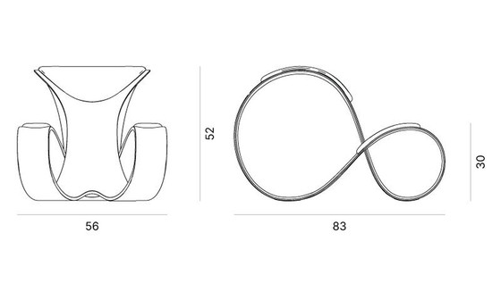 Image 1 of Chaise ergonomique au design italien