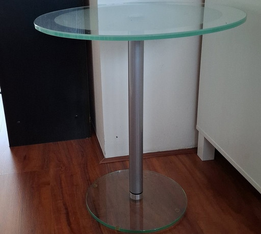 Table d'appoint en verre Modene