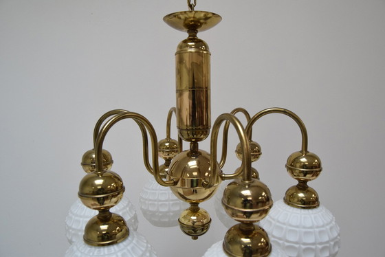 Image 1 of  Lustre Mid Century de Kamenicky Senov, Tchécoslovaquie, années 1970.