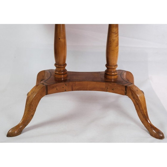 Image 1 of Table Empire vintage en bois de bouleau, Danemark, années 1840