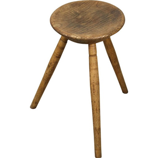 Tabouret vintage en bois