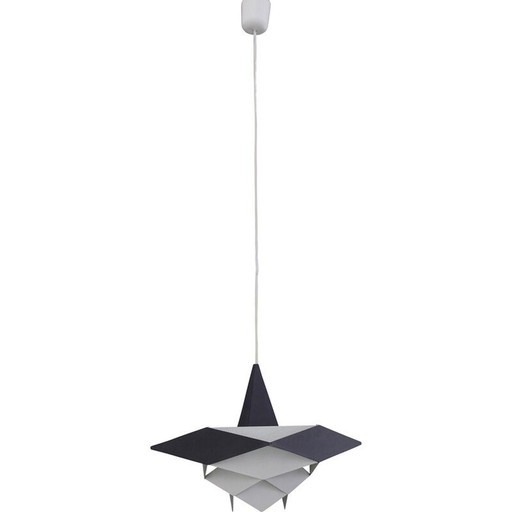 Lampe suspendue vintage Symfoni par Preben Dahl pour Hans Folsgaard, Danemark 1960