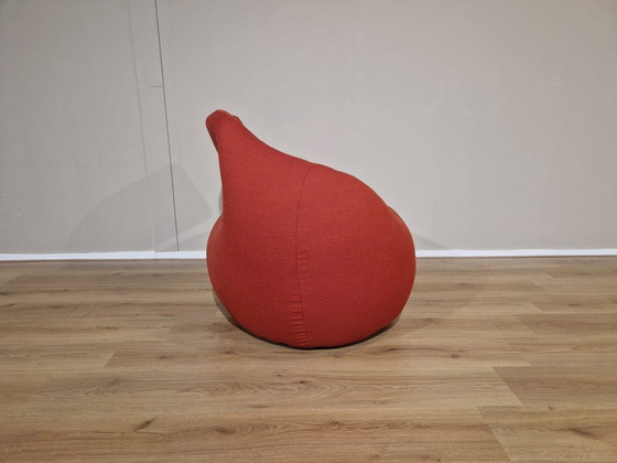 Image 1 of Leolux Gisa Swivel Chair Red Fabric Jane Worthington Nouvel état