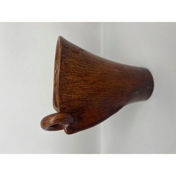 Image 1 of Vase à anneaux en céramique émaillée, 1950