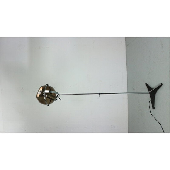 Image 1 of Lampadaire vintage en verre "Globe 2000" par F. Ligtelijn pour Raak, Pays-Bas, 1960