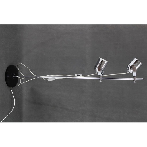 Lampadaire vintage Stanislav Indra chromé, Tchécoslovaquie 1970