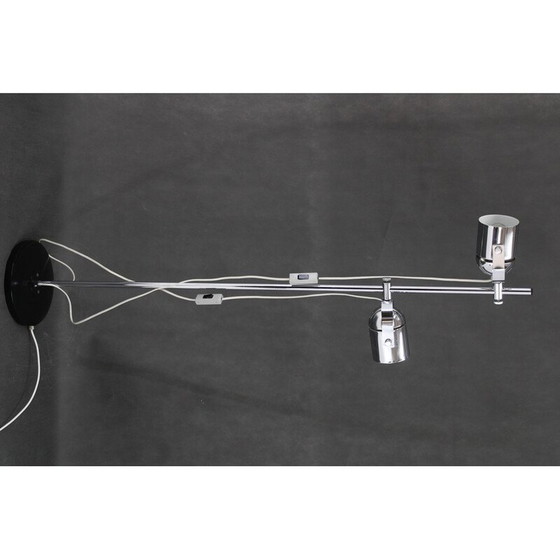 Image 1 of Lampadaire vintage Stanislav Indra chromé, Tchécoslovaquie 1970