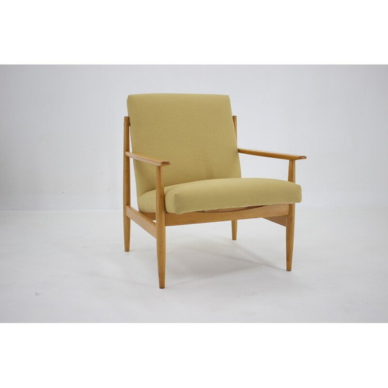 Image 1 of Fauteuil vintage en hêtre, Tchécoslovaquie 1960