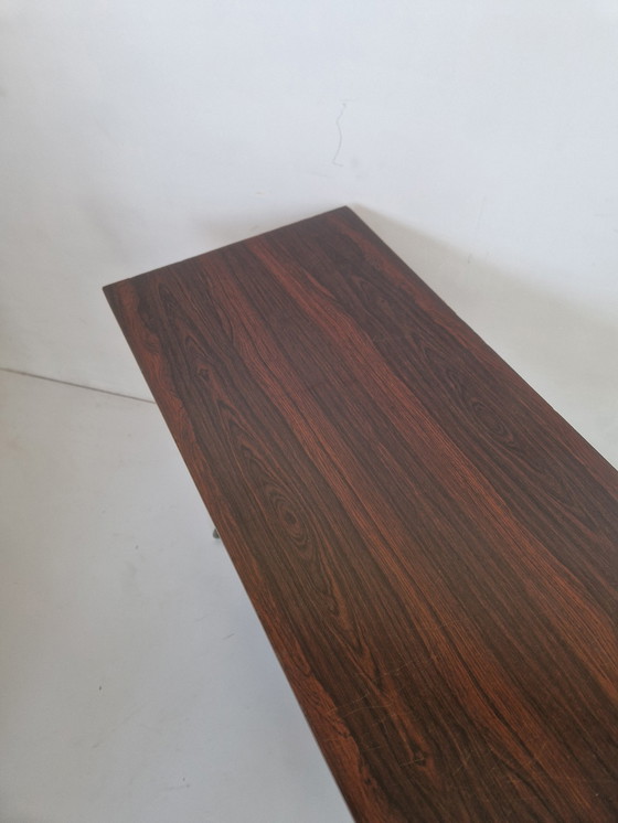 Image 1 of Porte-revues vintage en placage de palissandre