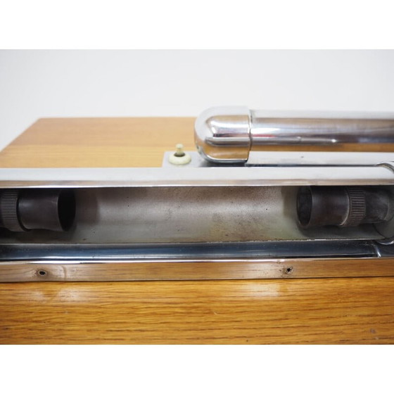 Image 1 of Paire d'appliques Bauhaus vintage en chrome, années 1930