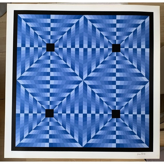 Image 1 of Photolithographie vintage de Jim Bird, 1972